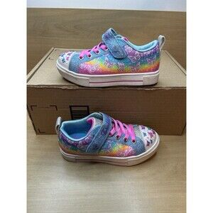 Skechers Kid's Girl Twinkle Sparks Ombre Flutter Sneaker Multi Colored 11k